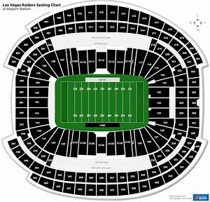 Las Vegas Raiders Seating Charts At Allegiant Stadium Rateyourseats Com