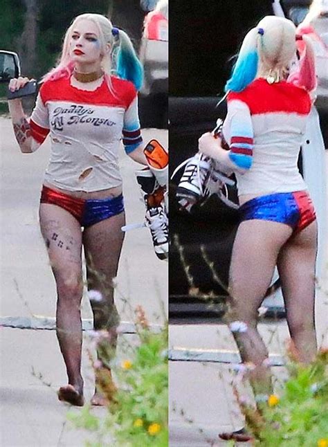 Margot Robbie Como Harley Quinn Imágenes Cosplay Gatubela Disfraz