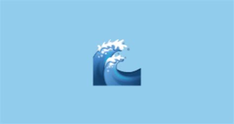 🌊 Water Wave Emoji On Whatsapp 217