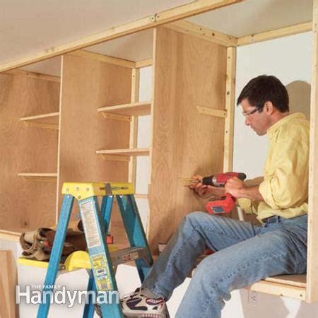 To victimised under from our guide to dangling items on walls explains how to mold. Installing Large Garage Cabinets | The Family Handyman