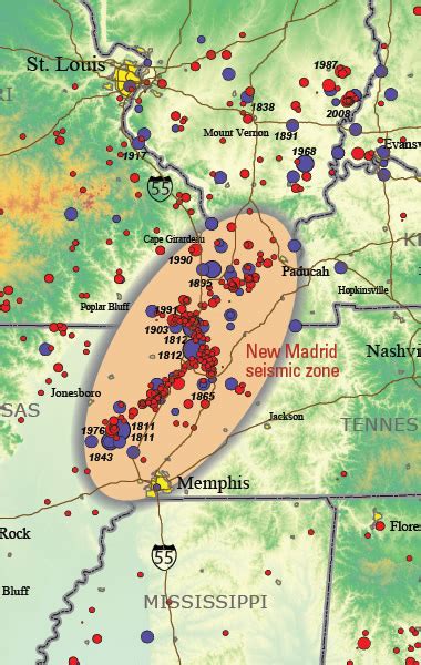 New Madrid Earthquake Zone Alert United States Hotspot Flare Ups 105