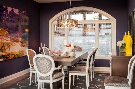 How To Fashion A Sumptuous Dining Room Using Majestic Purple Decoist