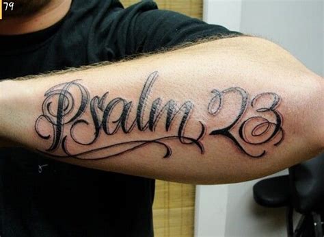 Psalm 23 Psalm 23 Tattoo Verse Tattoos Tattoos