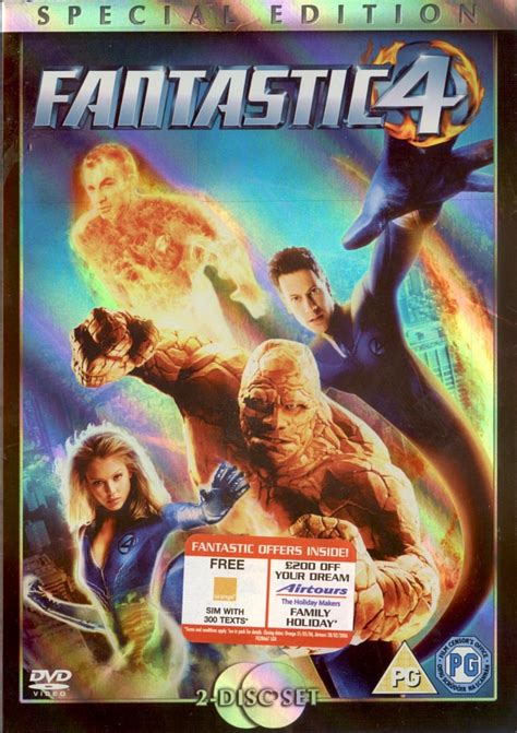 Fantastic 4 20th Century Fox Uk 2005 2 Dvd Special Edition