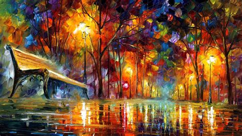 Lost Love Palette Knife Oil Painting On Canvas By Leonid