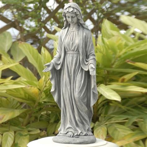 Virgin Mary Outdoor Garden Statue Overstock 15076758