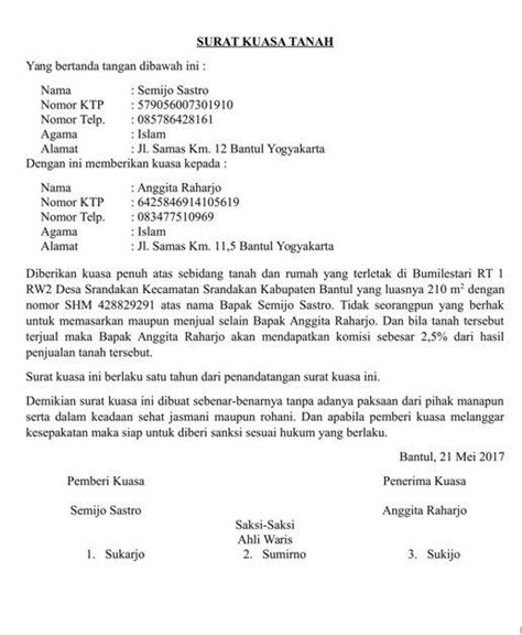 Sudah pernah membuat surat kuasa yang benar? Contoh Surat Pernyataan Kehilangan Uang - Download Kumpulan Gambar