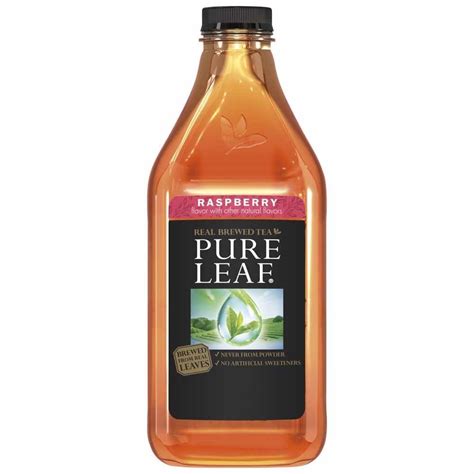 Pure Leaf Raspberry Real Brewed Iced Tea 64 Oz Bottle