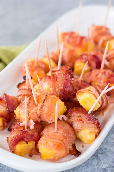 Bacon Wrapped Pineapple Bites Delicious Meets Healthy