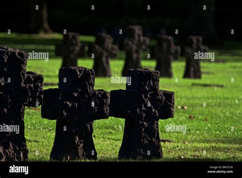 La Cambe German Military Cemetery In Normandy Stock Photo Alamy