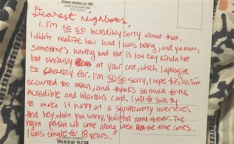 Woman Asks Neighbours To Have Quieter Sex And Receives Hilarious