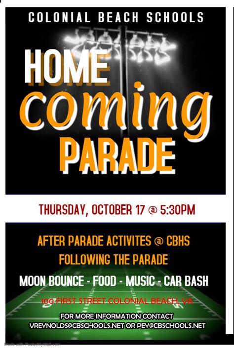 Homecoming Parade Oct 27th