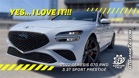 As Good As I Imagined Quick Drive Of The 2022 Genesis G70 Rwd 33t