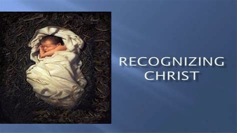 Recognizing Christ Among Us On Vimeo