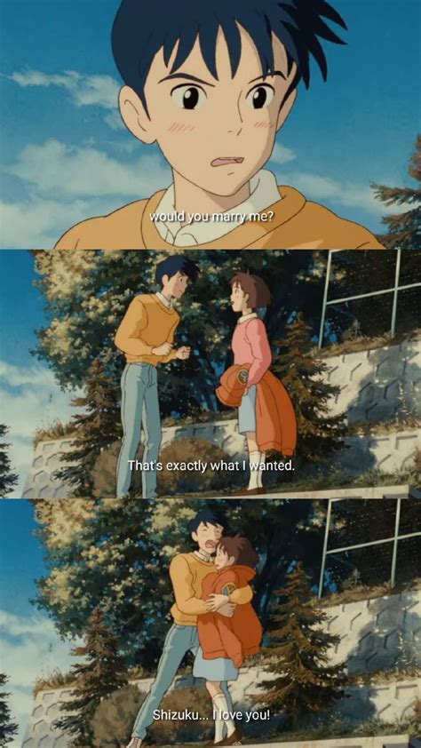 Shizuku Tsukishima And Seiji Amasawa Whisper Of The Heart