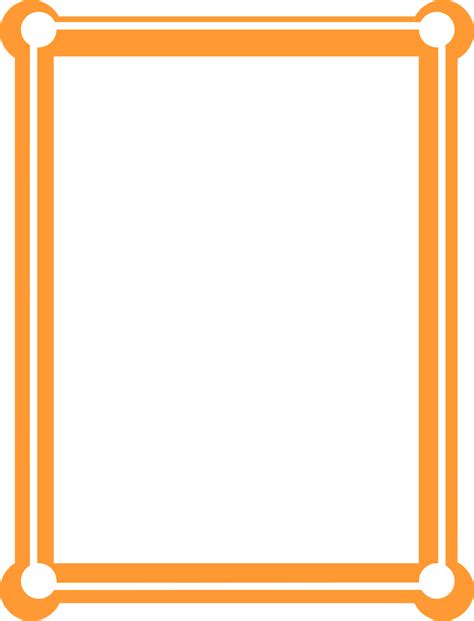 Orange Border Frame Png Picture Png Svg Clip Art For Web Download