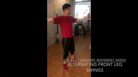The Body Academy Movement Series Front Leg Swings Youtube