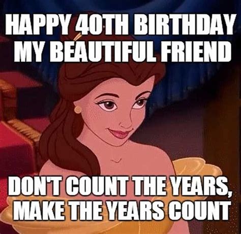 Funny 40th Birthday Meme For Her In 2020 40th Birthday Funny Happy 40th Birthday Birthday