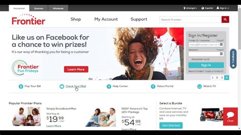 Frontier Mail Login Steps Tutorial - YouTube