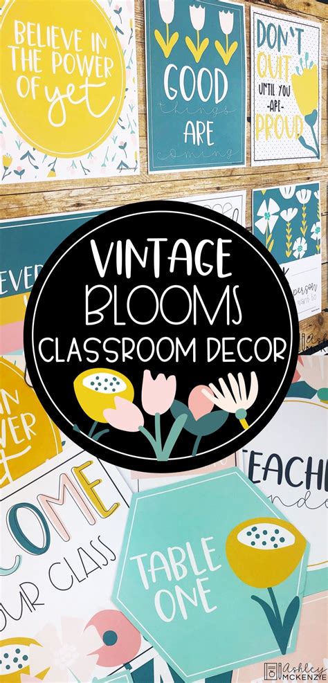 This Modern Floral Classroom Decor Pack Is Perfect For Your Classroom