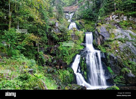 Triberg Waterfalls In The Black Forest Of Germany Stock Photo Alamy