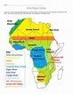 Africa Physical Features | Slides Geography | Docsity