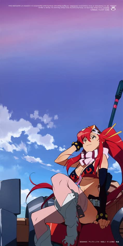 Hd Wallpaper Red Haired Female Anime Character Wallpaper Tengen Toppa