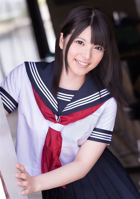 ai uehara asian women model brunette cosplay schoolgirl sailor uniform brown eyes smiling