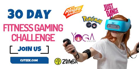 30 Day Fitness Gaming Challenge Cuteek