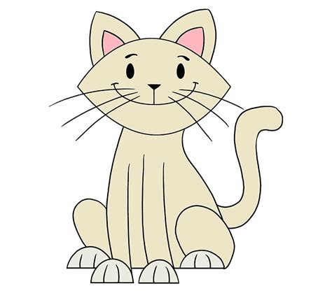 Great How To Draw A Simple Cat The Ultimate Guide Howdrawart5