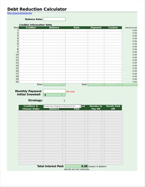 There are 6 loan templates with a total of 50429 downloads! FREE 7+ Debt Spreadsheet Samples & Templates in PDF | Excel