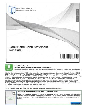 Hsbc Bank Statement Template Fill And Sign Printable Template Online
