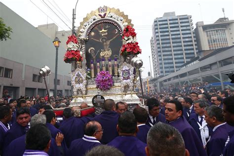 señor de los milagros conoce el recorrido de la procesión de hoy noticias agencia peruana