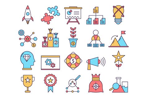 Startup Vector Free Icon Set