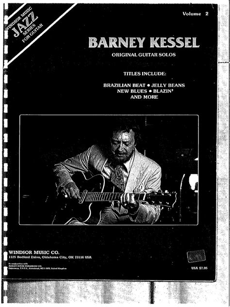 Barney Kessel Original Guitar Solos