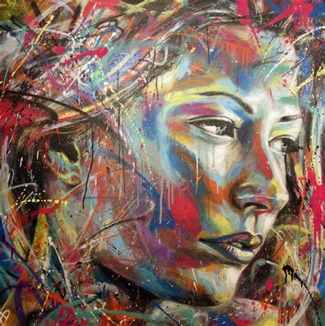 A Beautiful Woman Comes To Life In Colorful Spray Paint In This