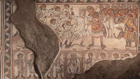 Rare Discovery Ancient Synagogue Mosaic May Depict Alexander The Great