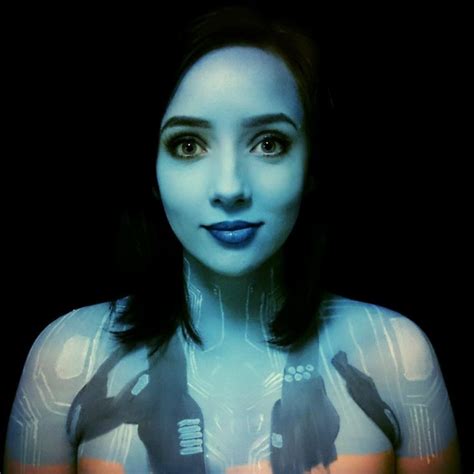 Art Photography Bodypainting Cortana Cosplay Cortana Halo Halo Cosplay
