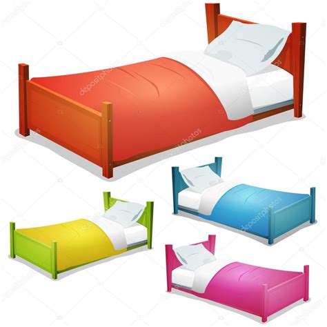 Cartoon Bed Set Stock Vector Image By ©benchyb 26883225