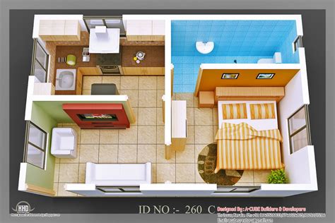 3d Isometric Views Of Small House Plans Home Appliance