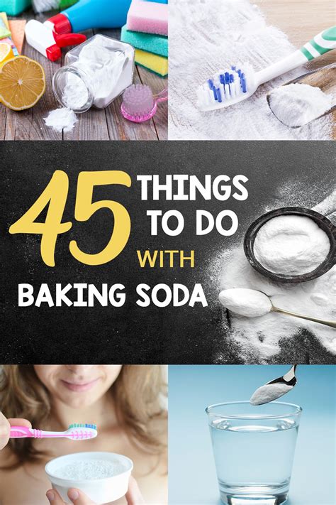 45 Totally Awesome Things To Do With Baking Soda Baking Soda Diy