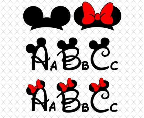 Disney Font Svg Disney Font Svg Files For Cricut Disney Font Etsy