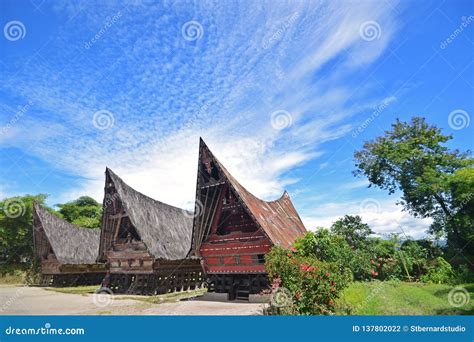 Jabu Houses Of Toba Batak Traditional Architecture At Samosir Island