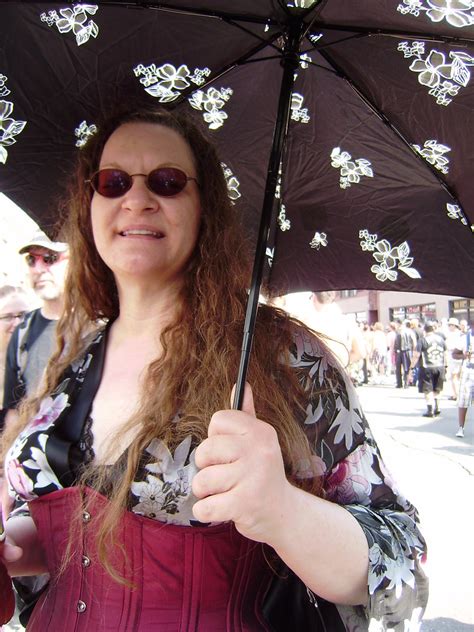 beautiful gal under her umbrella ~ folsom street fair 20… flickr