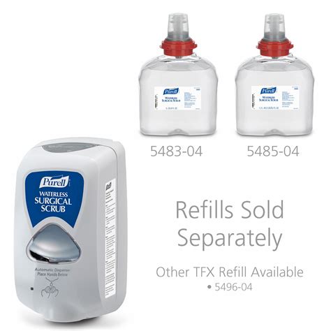 Purell Tfx Hygiene Series 1200 Ml Automatic Liquid Wall Gray