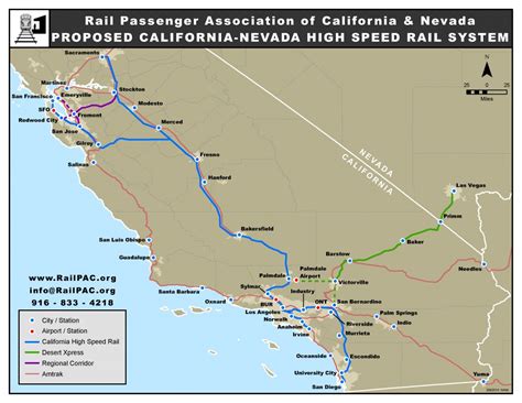 California High Speed Rail Project Map Printable Maps
