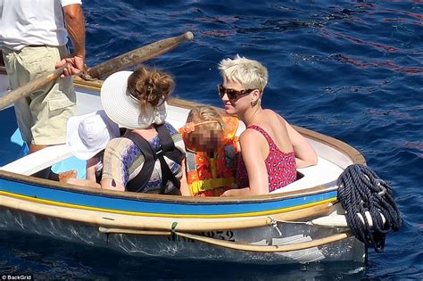 Katy Perry Flaunts Her Assets In Swimwear In Italy Daily Mail Online