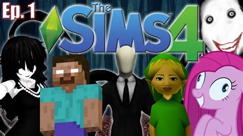 The Sims 4 Creepypasta Theme Ep 1 Create A Sim Youtube