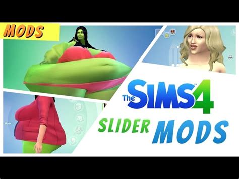 Sims 4 Slider Mods Making Super Fat Sims