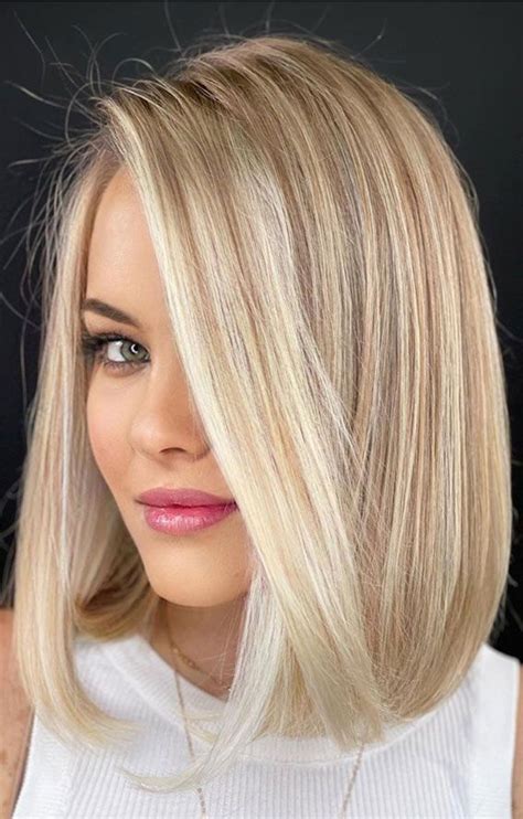 50 Long Bobs And Bob Haircuts To Shake Up Your Look Sleek Glam Blonde Lob Haircut Bob Haircut